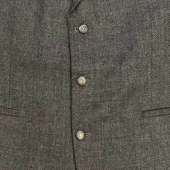 Hardy Amies Vintage‎ Blazer 100% Lambswool Suit Jacket Sport Coat Mens Size 46R - Picture 2 of 11